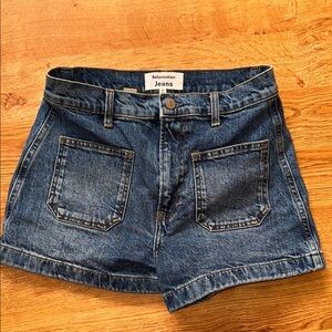 Reformation Classic Blue Jean Shorts